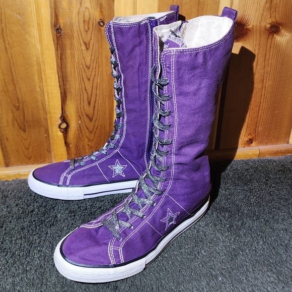 Converse One Star Calf/Knee high Junior 6/ Women 8 - Picture 6 of 12